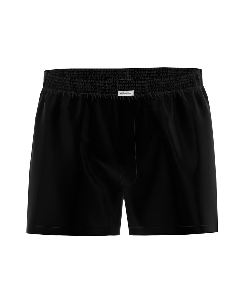 Seidensticker-Herren-Web-Boxershorts-2er-Pack-schwarz