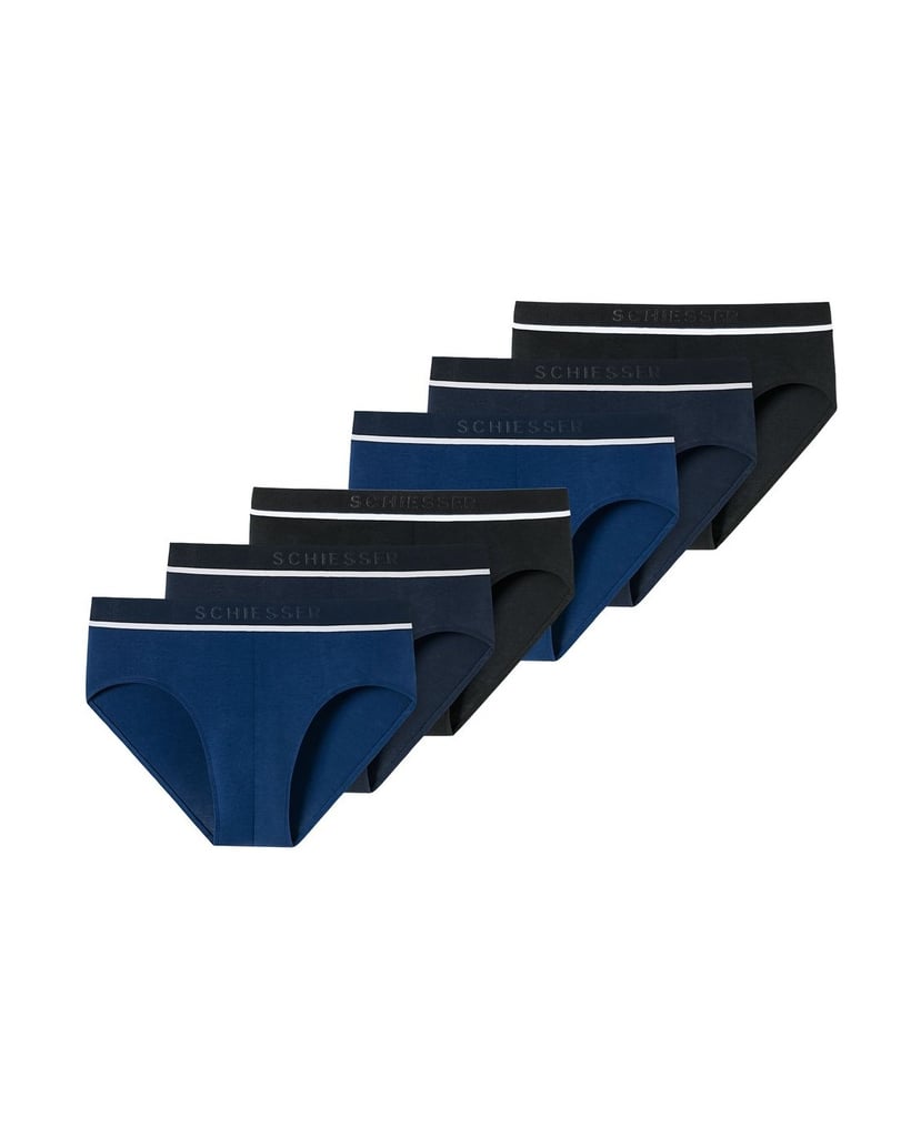 SCHIESSER-Herren-Slip-6er-Pack-6PACK-Rio-Slip-