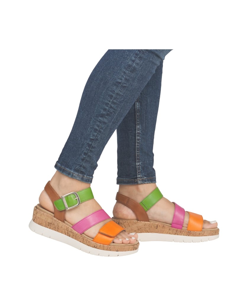 Remonte-Keilsandaletten-D2P50-multicolor