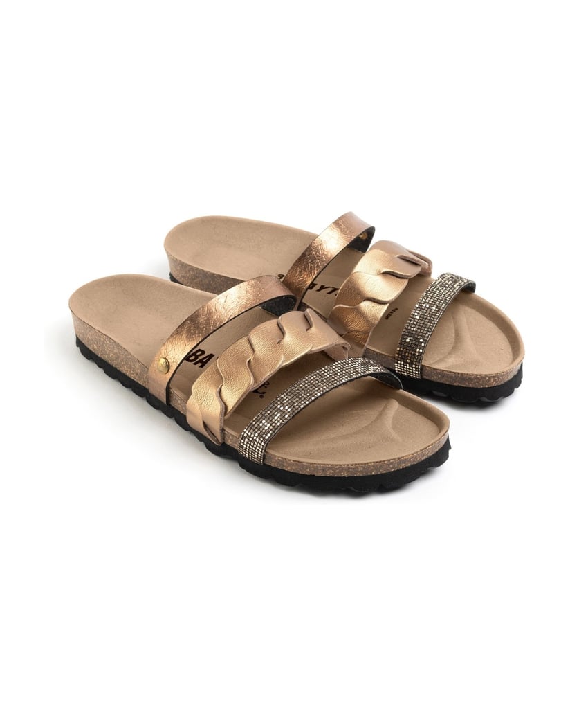 Bayton-Leather-women-sandals-CORAIL-orange