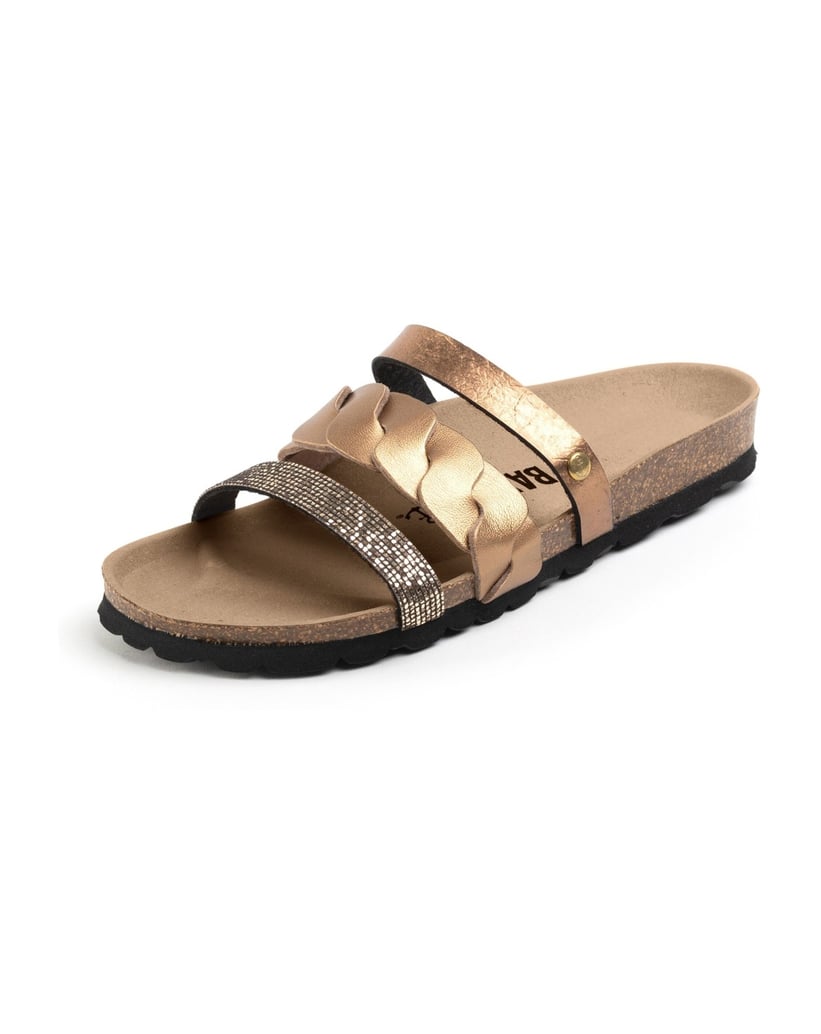 Bayton-Leather-women-sandals-CORAIL-orange