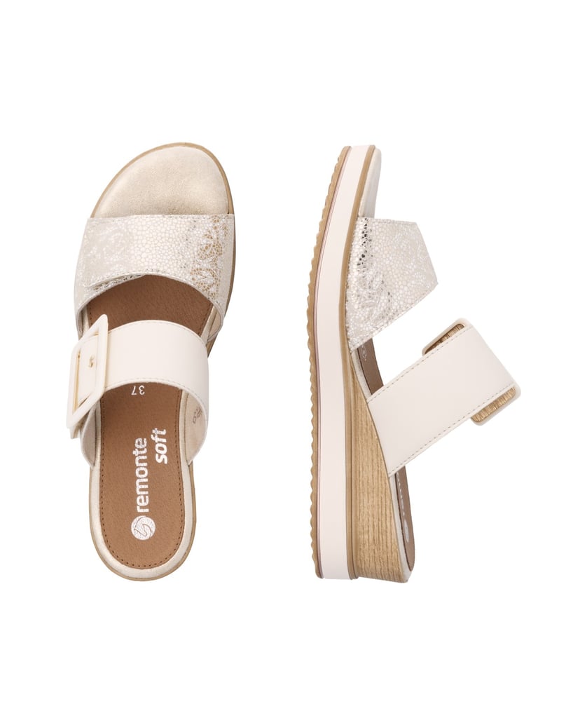 Remonte-Keilsandaletten-D6463-beige