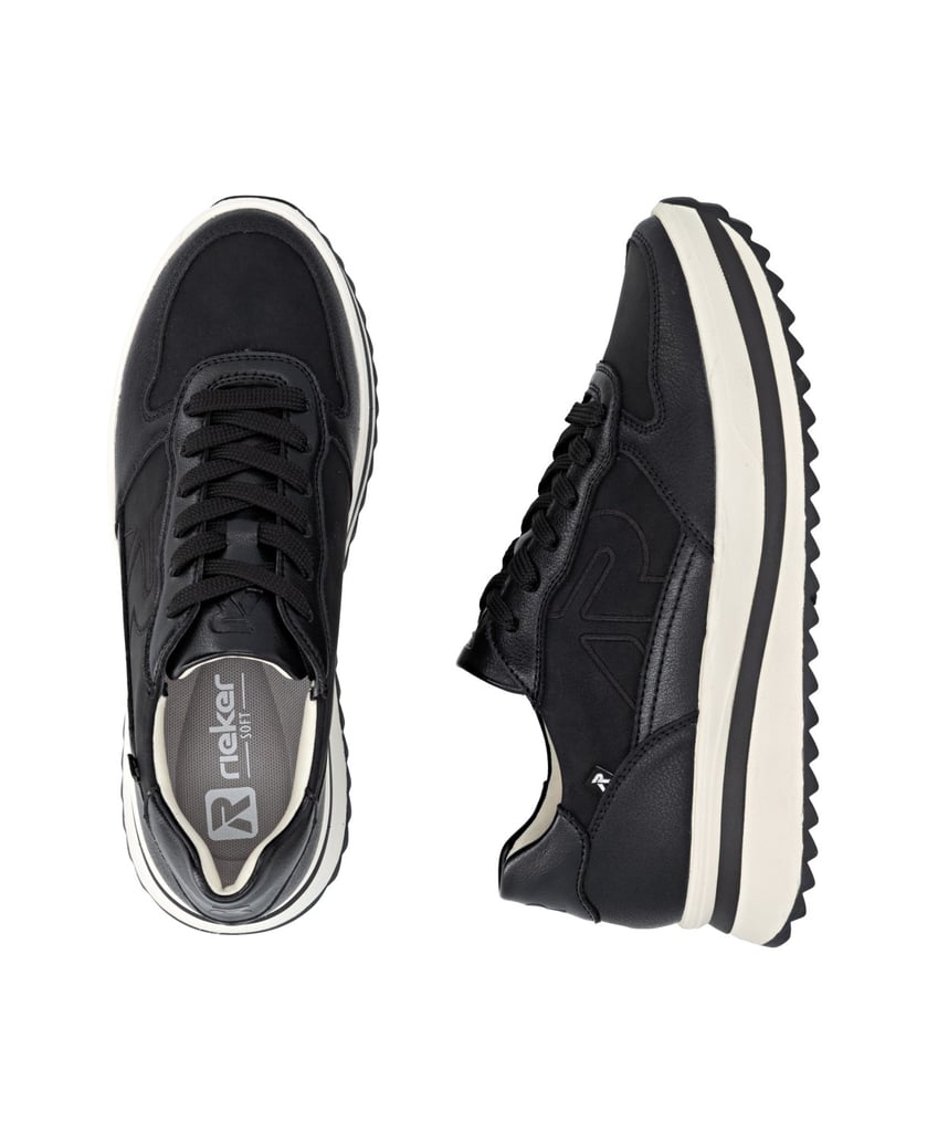Rieker-Sneaker-Low-W3800-schwarz