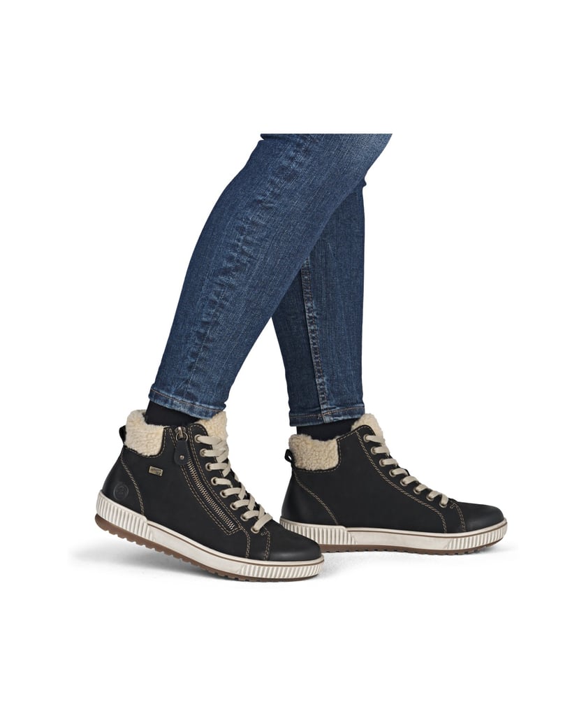 Remonte-Schnürstiefel-D0770-schwarz