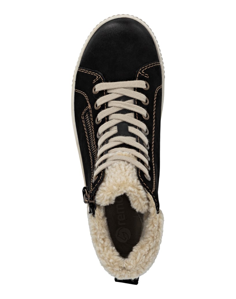 Remonte-Schnürstiefel-D0770-schwarz
