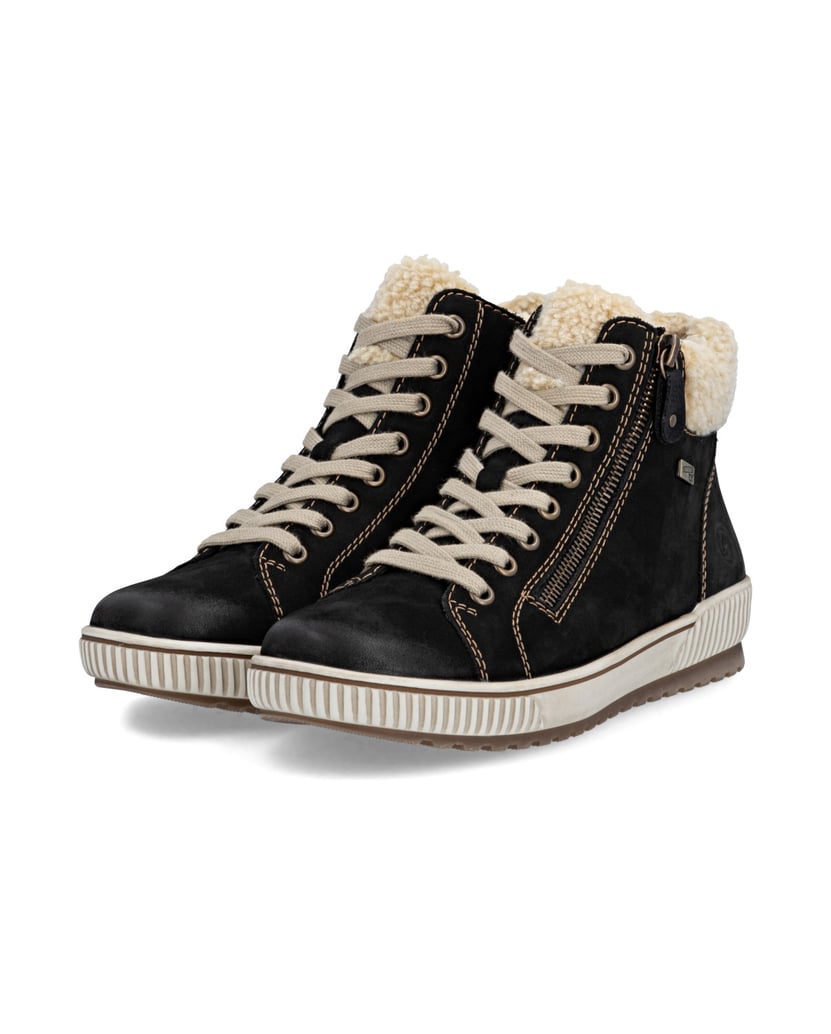 Remonte-Schnürstiefel-D0770-schwarz