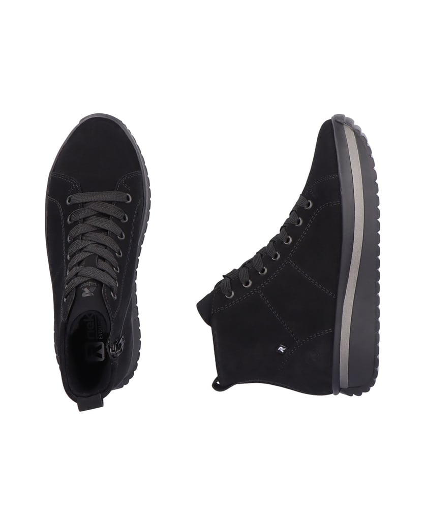 Rieker-Sport-Sneaker-High-W0960-schwarz