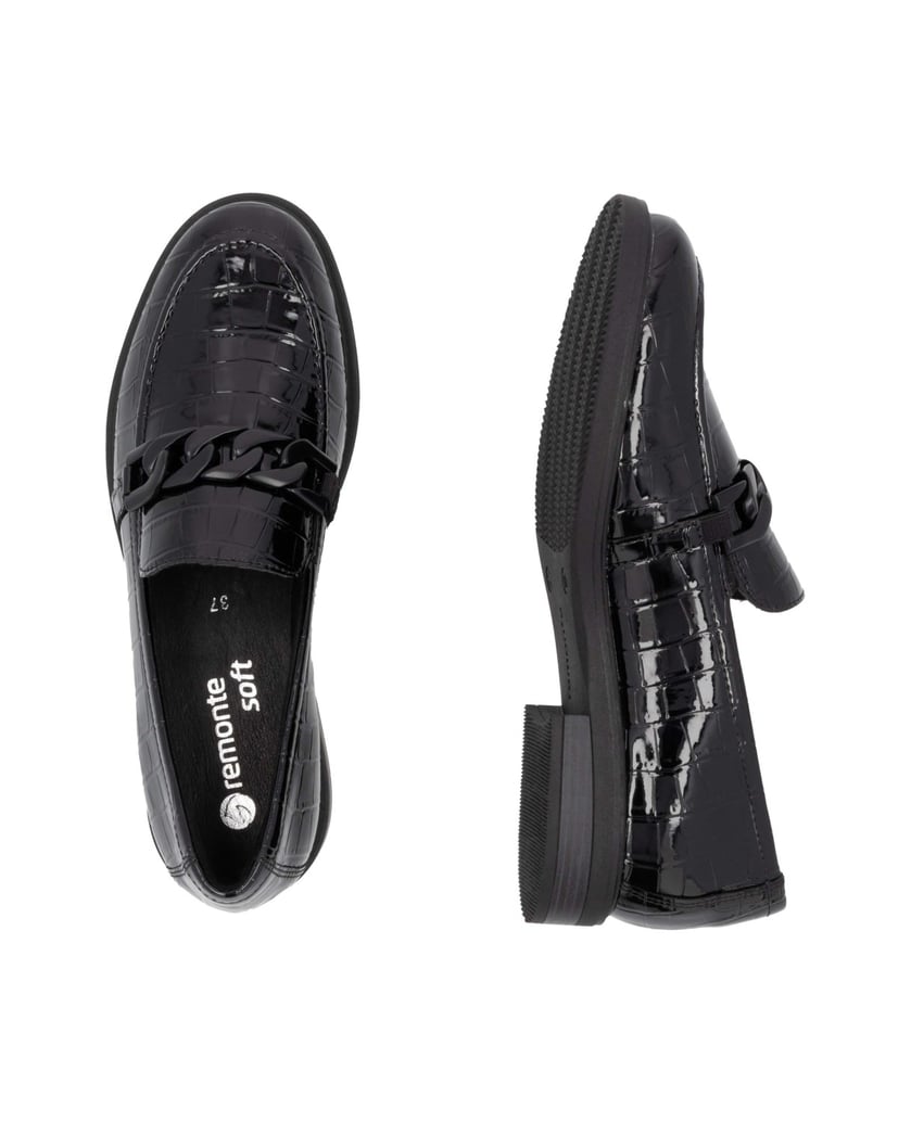 Remonte-Loafer-D1U00-schwarz