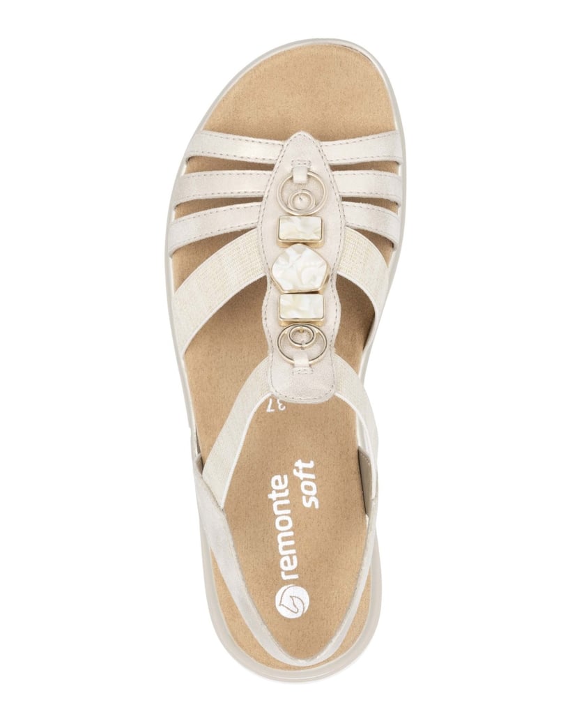 Remonte-Riemchensandalen-D1J60-gold