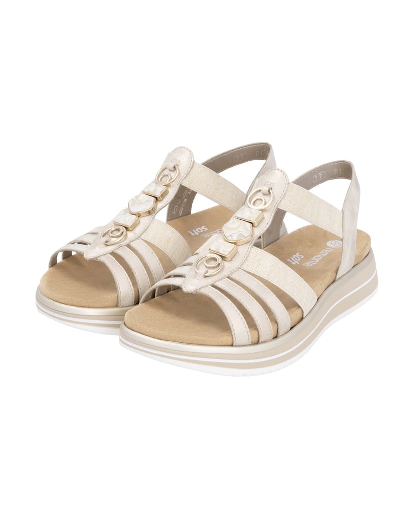 Remonte-Riemchensandalen-D1J60-gold