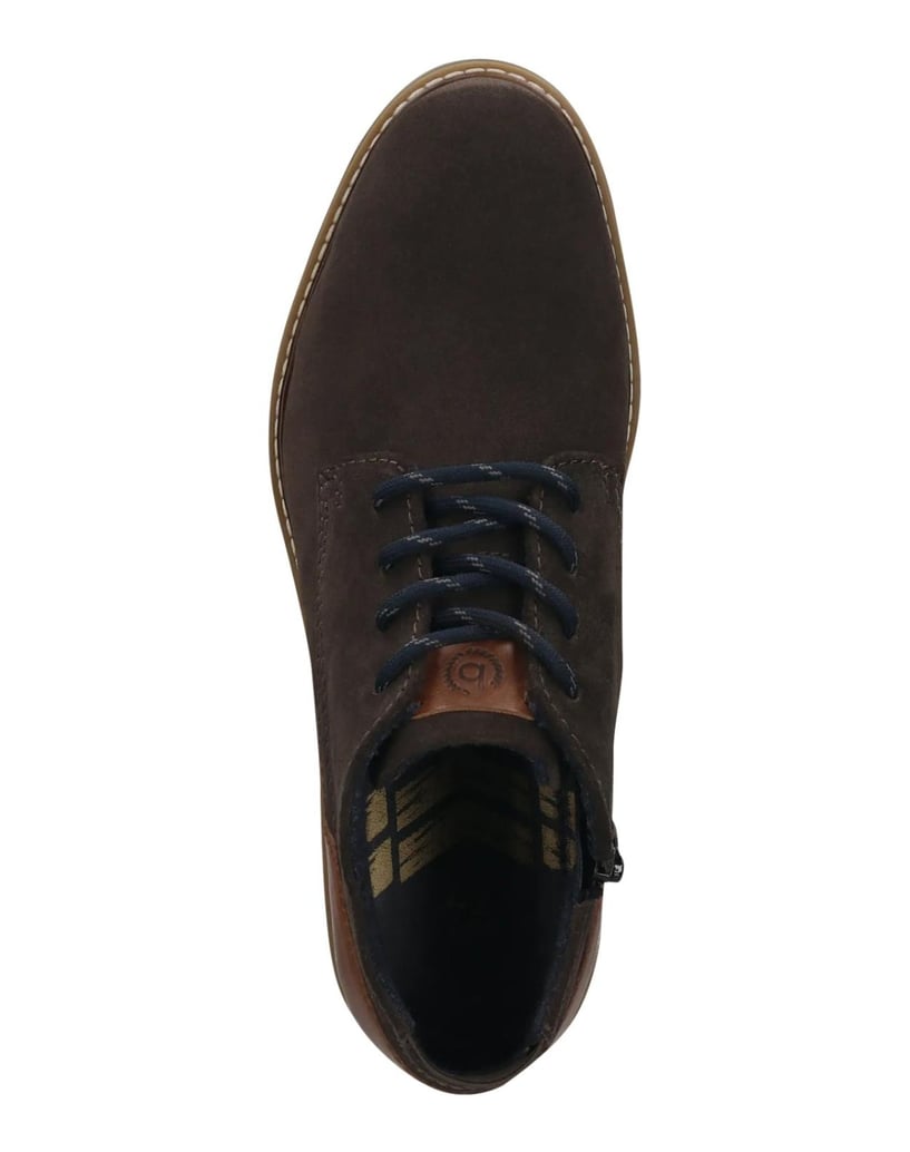 BUGATTI-Schnürstiefel-grau