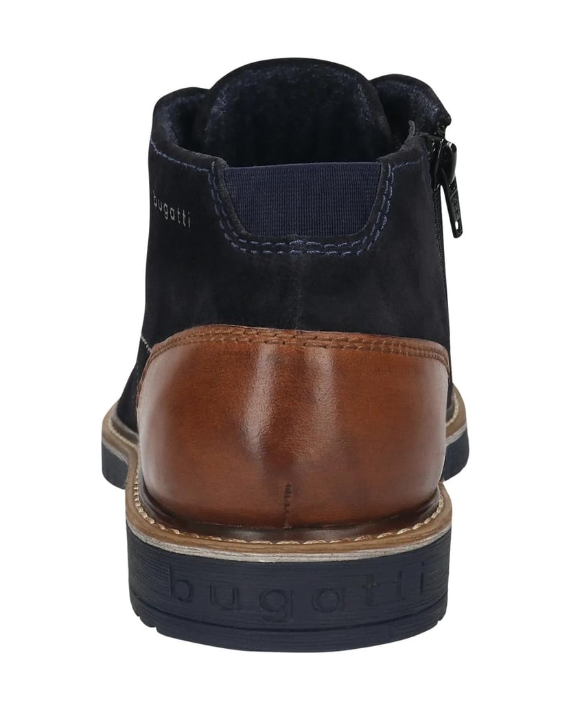 BUGATTI-Schnürstiefel-blau