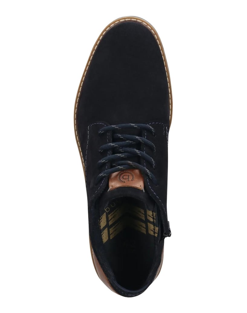 BUGATTI-Schnürstiefel-blau