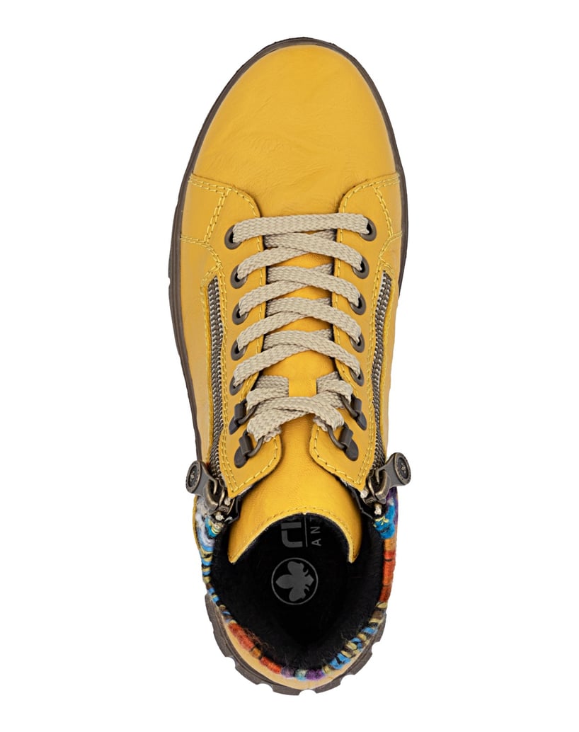 Rieker-Schnürstiefel-N1305-gelb