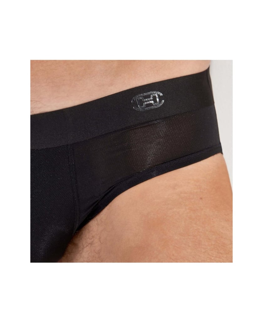 HOM-Herren-Slip-1er-Pack-Comfort-Mini-Briefs-H-Fresh-schwarz