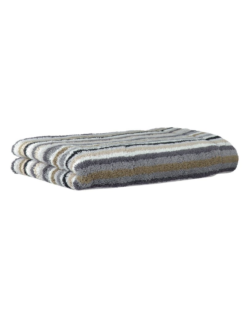 Cawoe-Unisex-Handtuch-1er-Pack-Life-Style-Stripes-schwarz