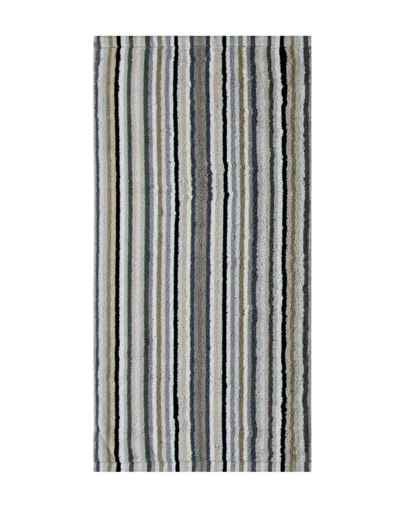 Cawoe-Unisex-Handtuch-1er-Pack-Life-Style-Stripes-schwarz
