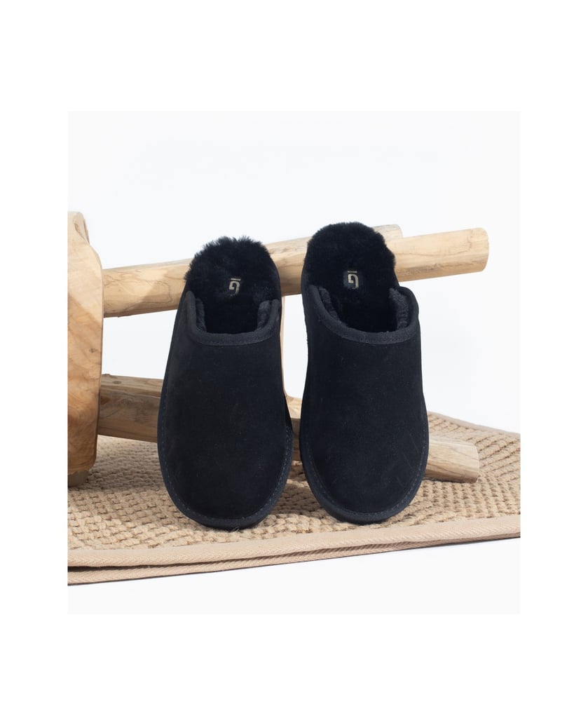 Gooce-EMERALD-mules-schwarz