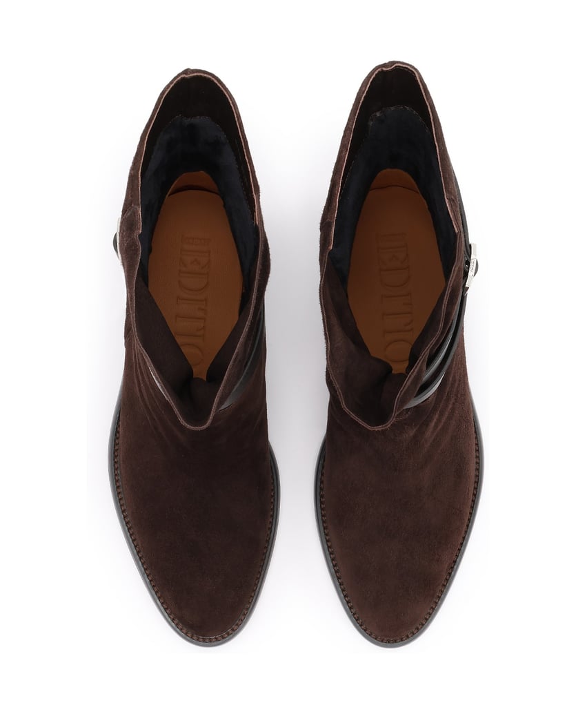 Kazar-Braune-Wildlederstiefel-mit-Schaft-zum-Hineinschlüpfen-braun