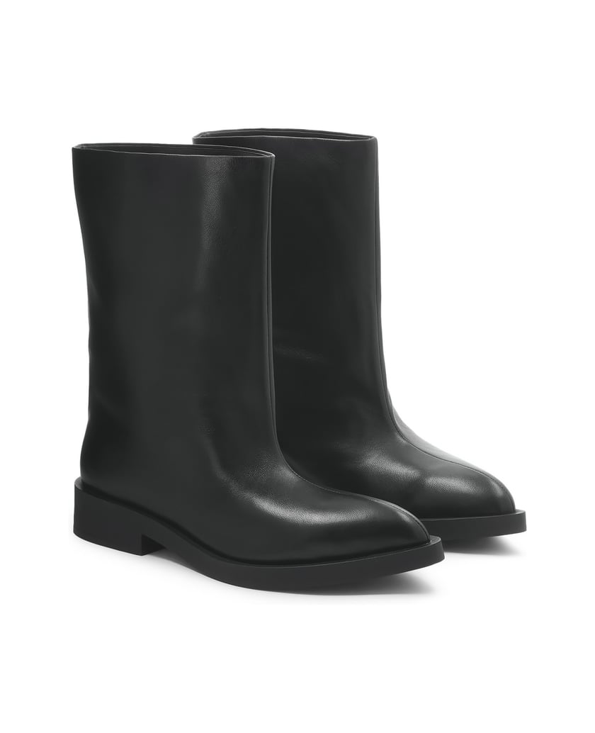 Kazar-Schwarze-Stiefel-mit-breitem-Schaft-schwarz