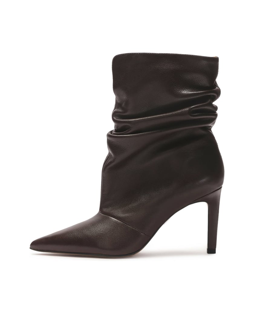 Kazar-Lederstiefel-mit-geknittertem-Schaft-braun