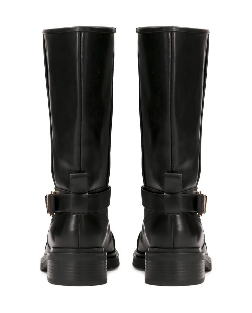 Kazar-Schwarze-Stiefel-mit-verlängertem-Schaft-schwarz