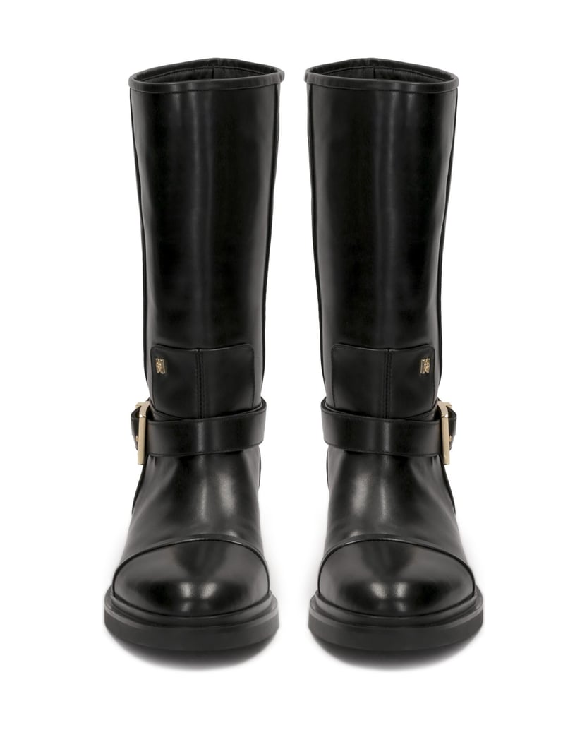 Kazar-Schwarze-Stiefel-mit-verlängertem-Schaft-schwarz