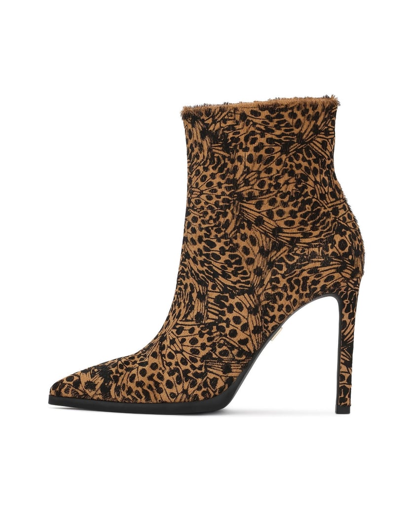 Kazar-Gemusterte-Lederstiefel-mit-Naturhaar-schwarz