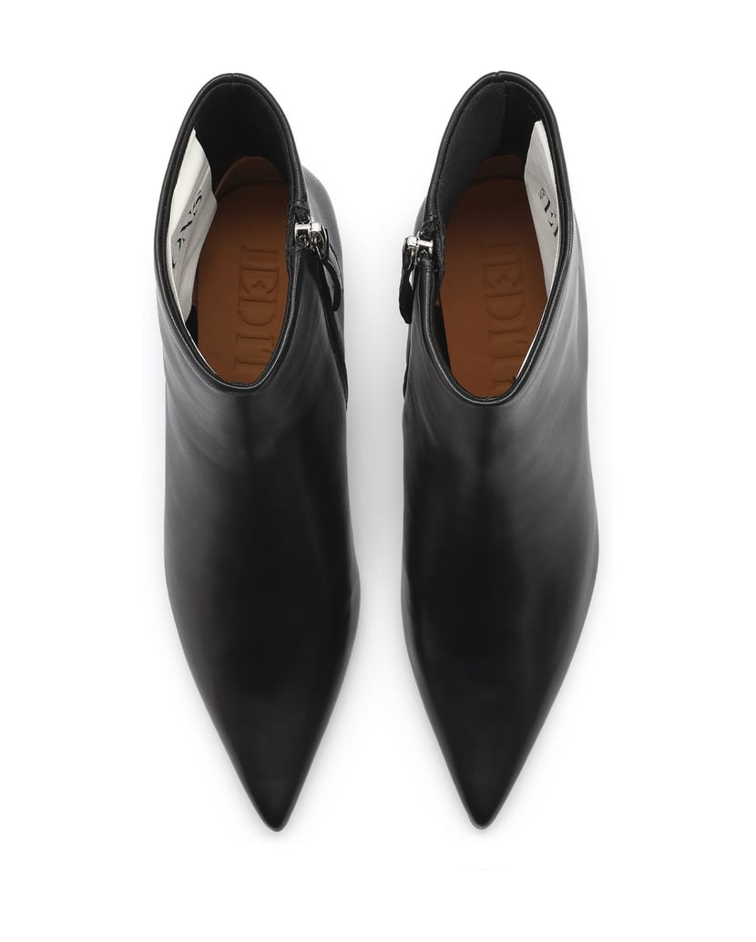 Kazar-Minimalistische-Stiefel-aus-Leder-mit-Kitten-Absatz-schwarz