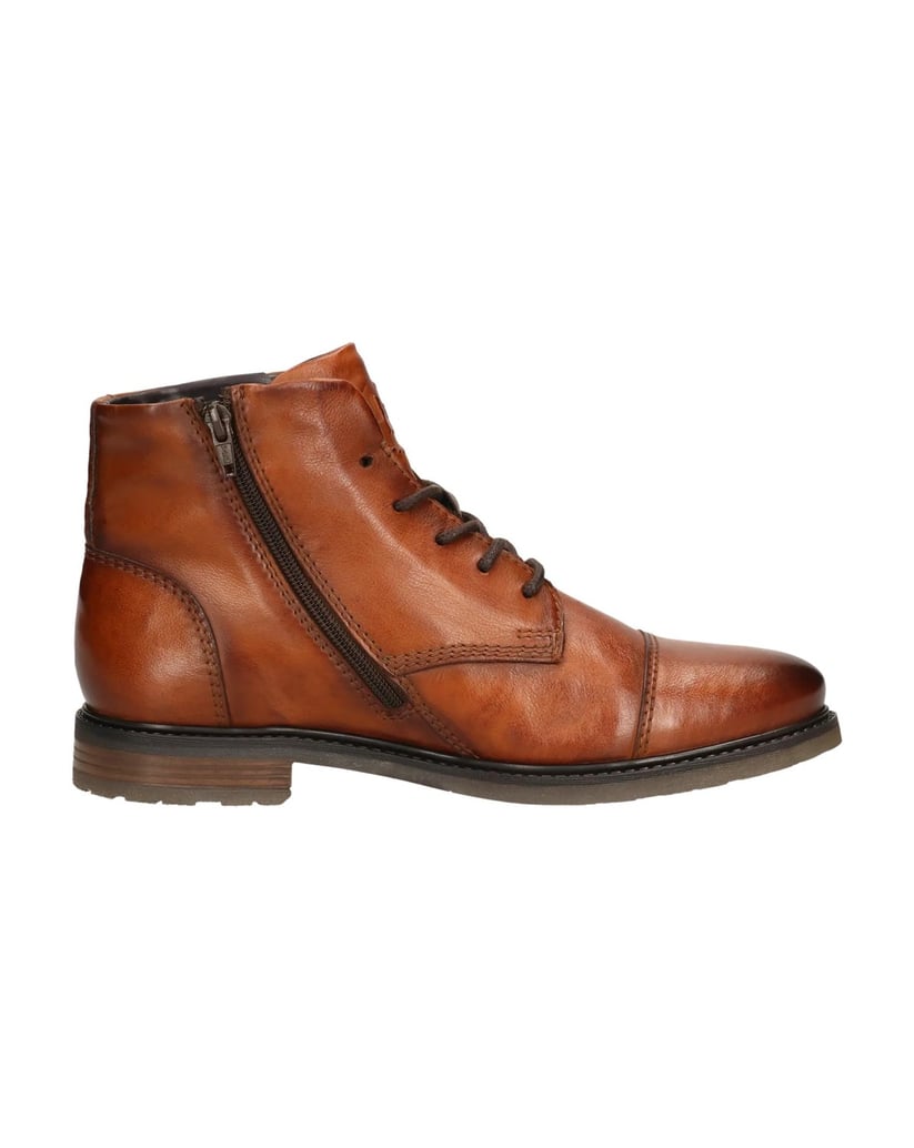 BUGATTI-Schnürstiefel-cognac