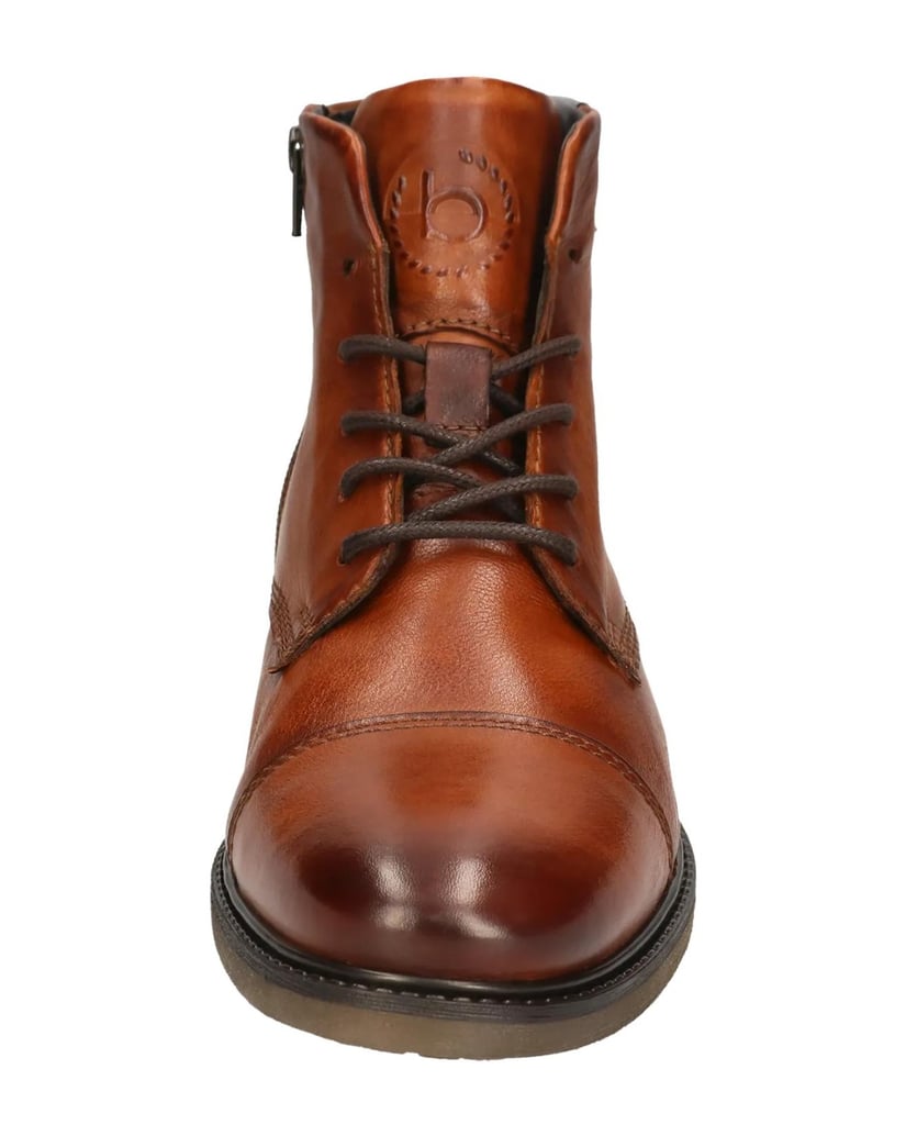 BUGATTI-Schnürstiefel-cognac