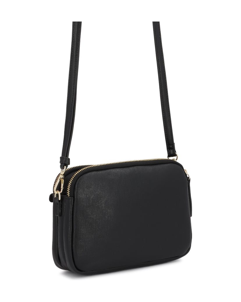 Kazar-Kleine-Handtasche-mit-Reißverschlussfach-schwarz