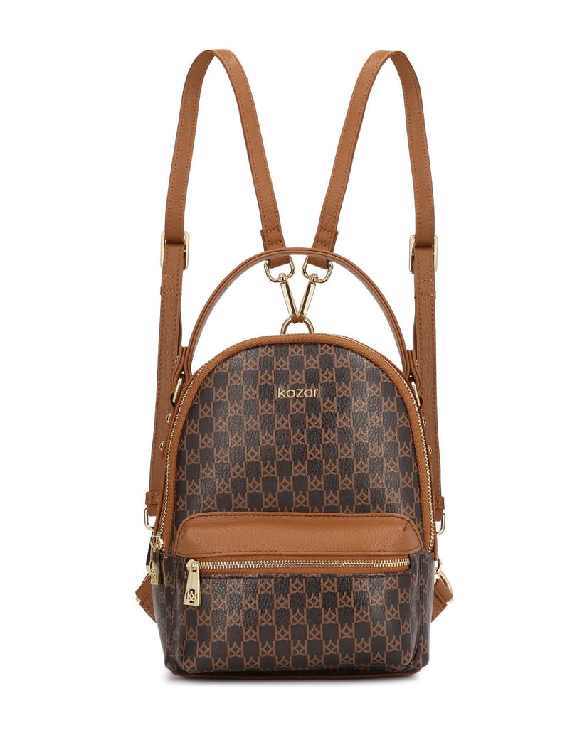 Kazar-Zweifarbiger-Lederrucksack-mit-abnehmbaren-Hosenträgern-camel