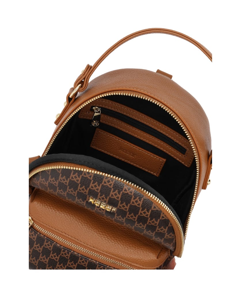 Kazar-Zweifarbiger-Lederrucksack-mit-abnehmbaren-Hosenträgern-camel