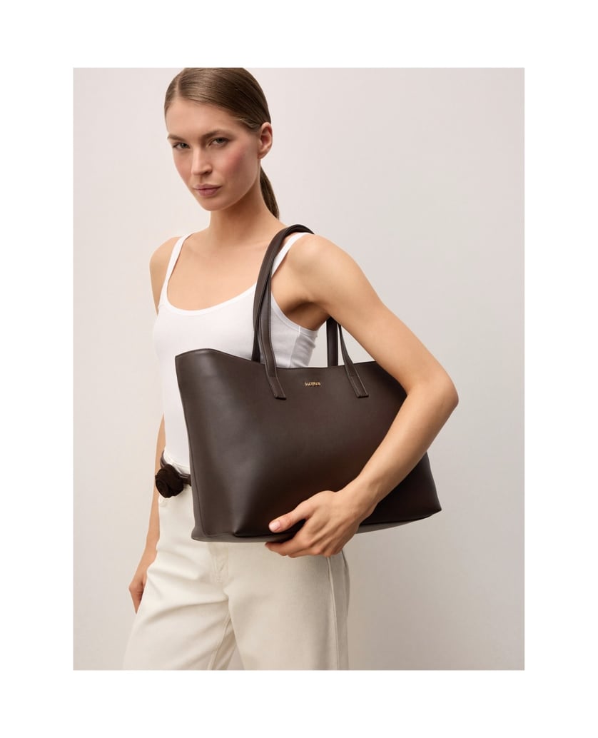 Kazar-Große-Lederhandtasche-mit-Etui-braun