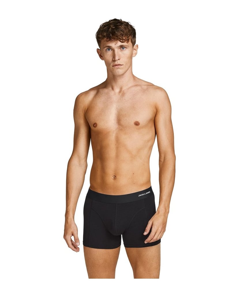 Jack-&-Jones-Herren-Boxershort-6er-Pack-JACBASIC-TRUNKS-6-PACK-schwarz