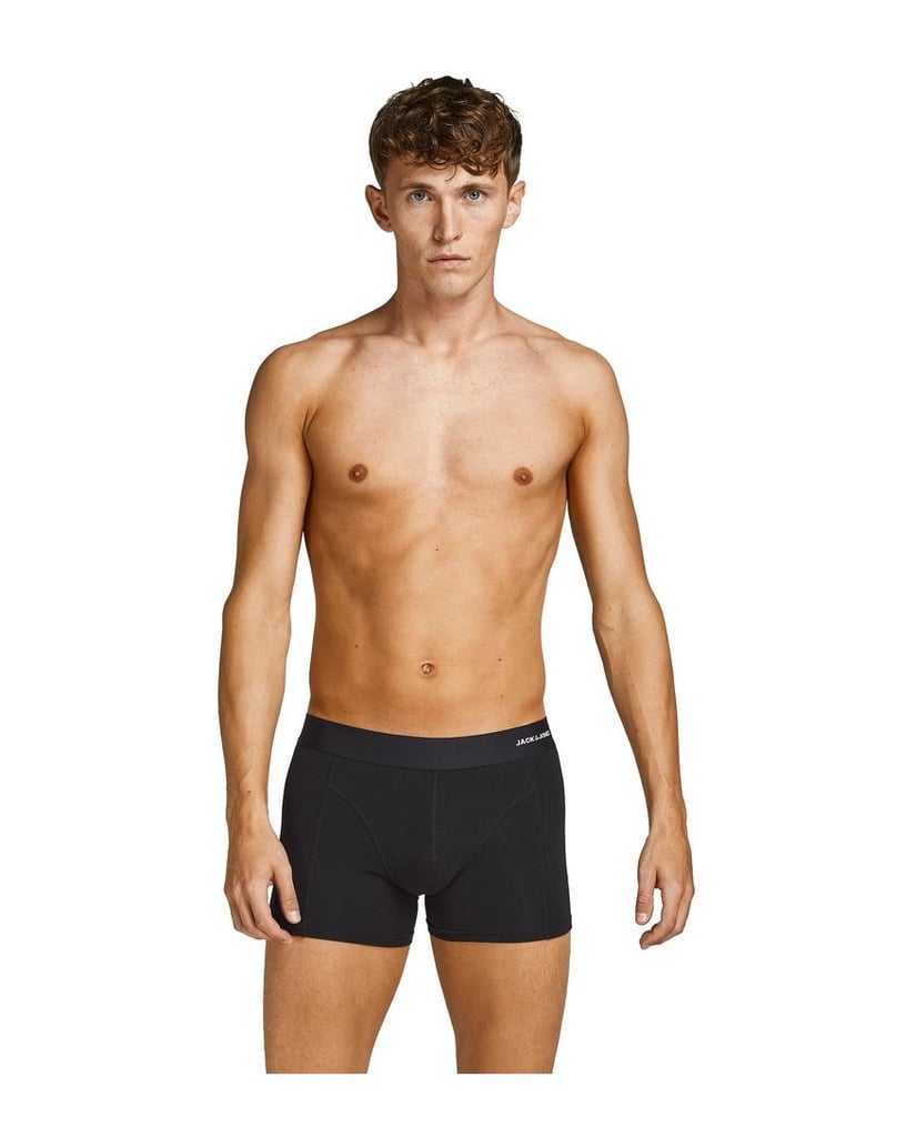 Jack-&-Jones-Herren-Boxershort-6er-Pack-JACBASIC-TRUNKS-6-PACK-schwarz