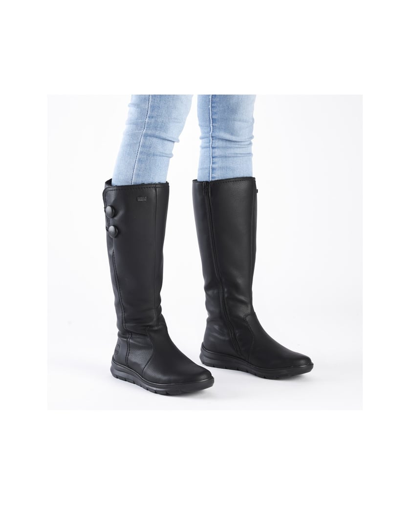 Rieker-Hochschaftstiefel-Z0090-schwarz