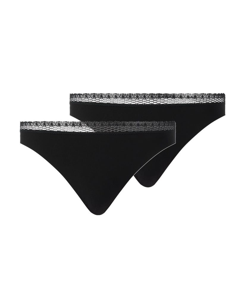 Chantelle-Damen-String-2er-Pack-Tanga-Cozy-Chic-2P-schwarz