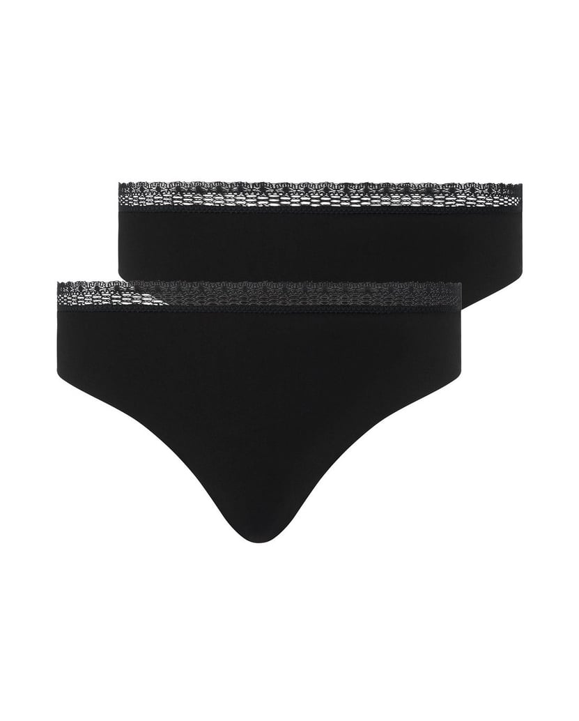 Chantelle-Damen-Slip-2er-Pack-Slip-Cozy-Chic-2P-schwarz