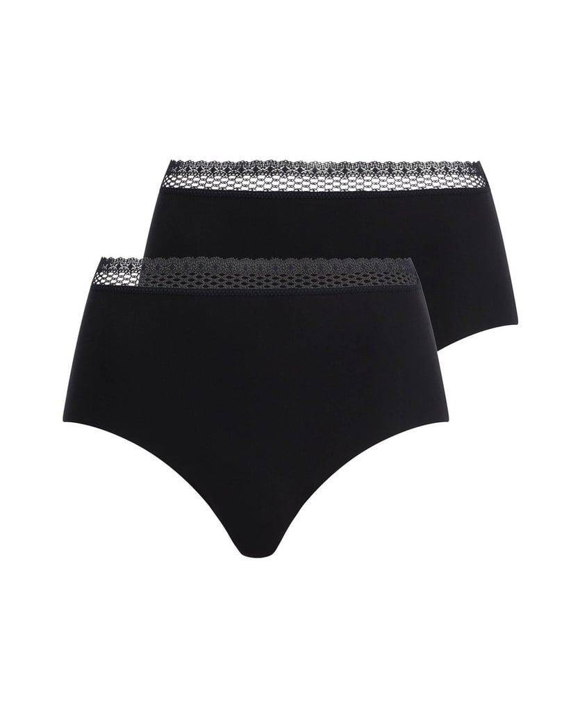 Chantelle-Damen-Slip-2er-Pack-Taillen-Slip-Cozy-Chic-2P-schwarz