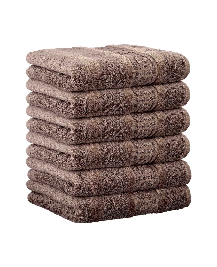 Cawoe-Unisex-Gästetuch-6er-Pack-C-Noblesse-braun