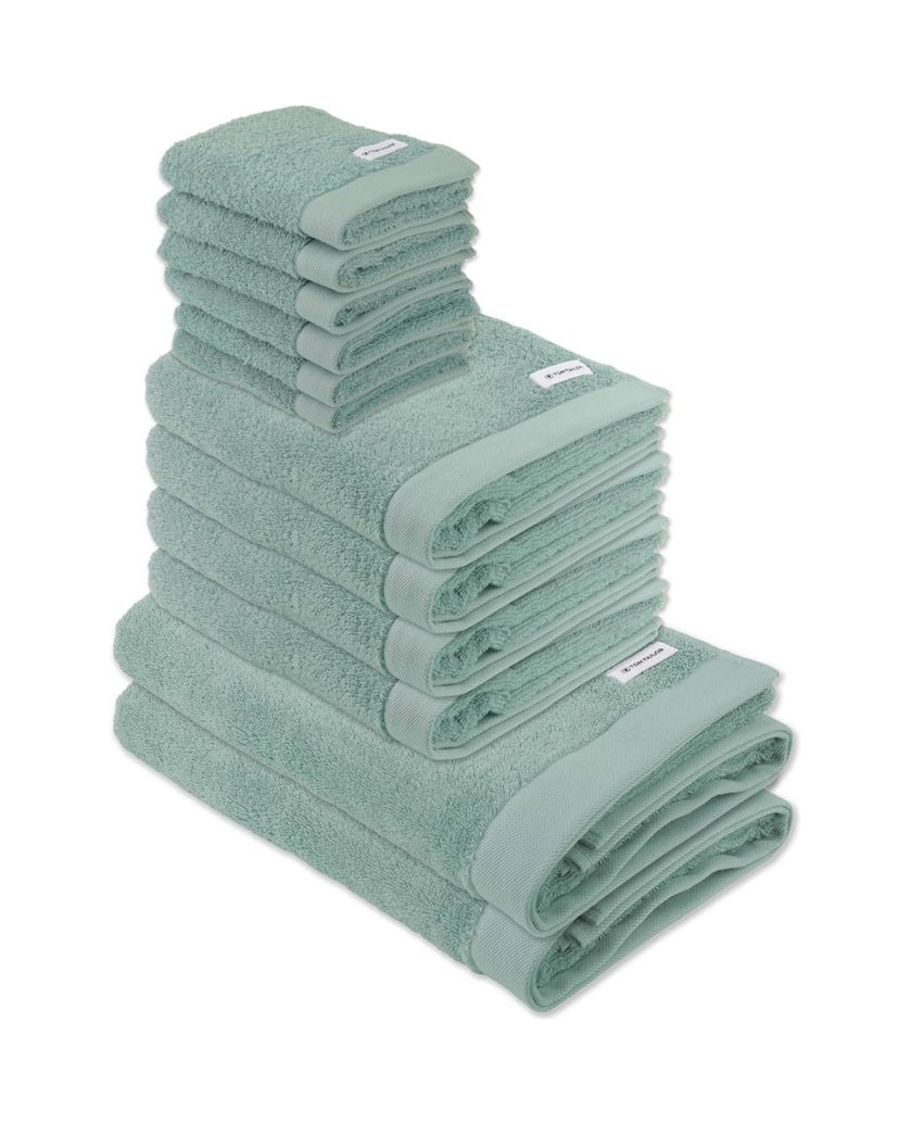 Tom-Tailor-Unisex-Handtuch-12er-Pack-Color-Bath-grün