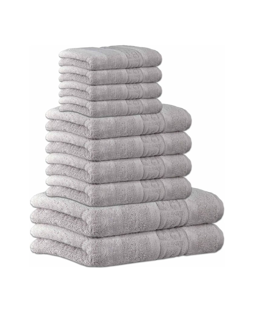 Cawoe-Unisex-Handtuch-10er-Pack-C-Noblesse-braun