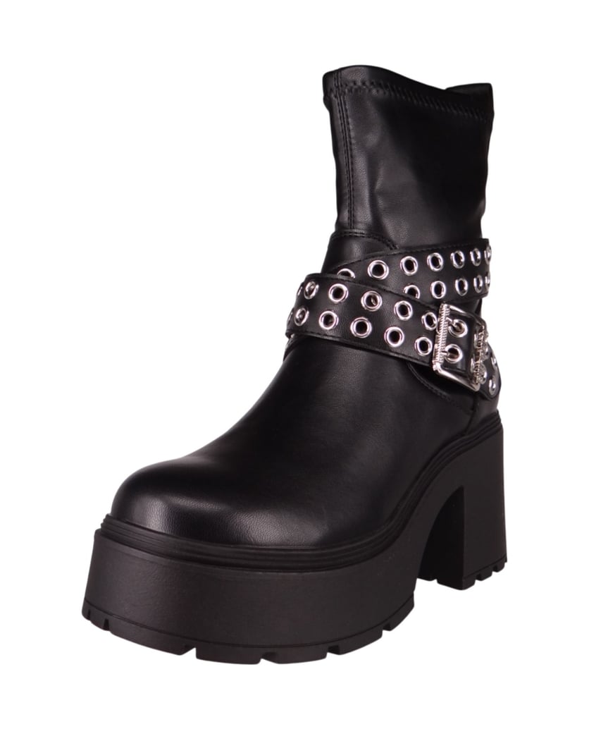 Buffalo-Stiefeletten-schwarz