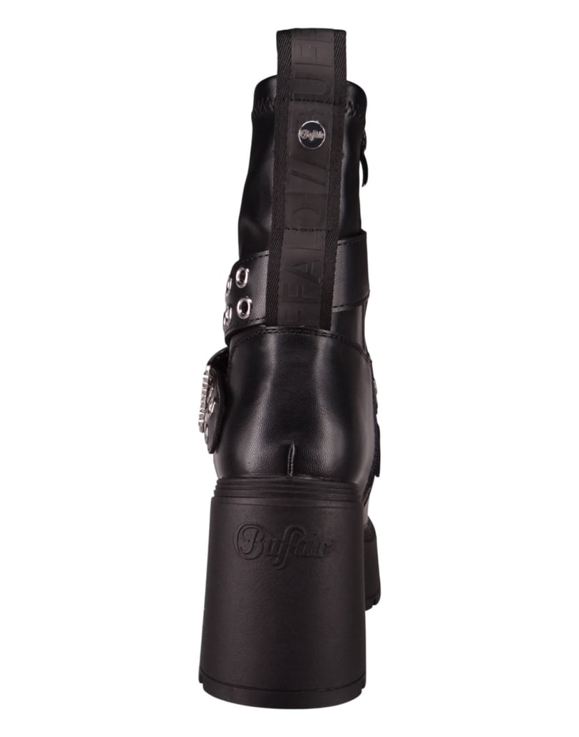 Buffalo-Stiefeletten-schwarz