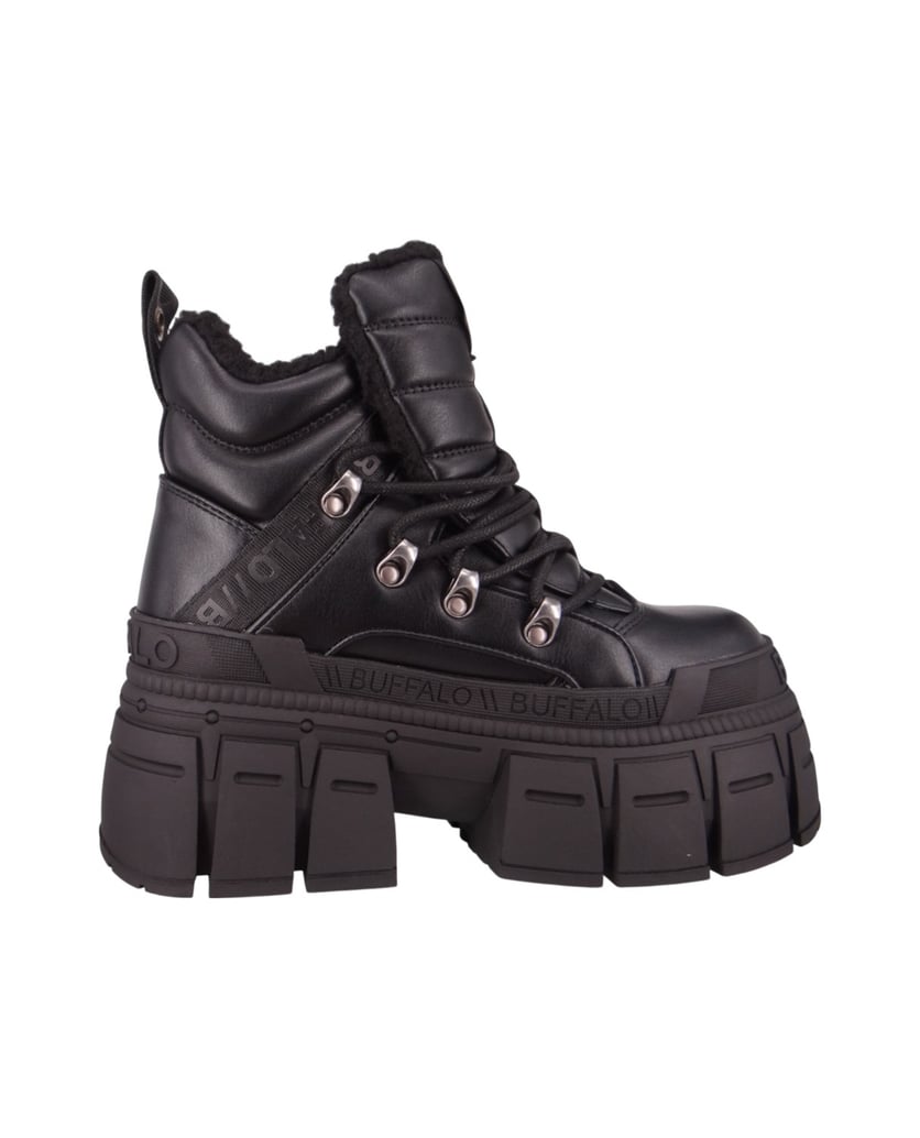 Buffalo-Stiefeletten-schwarz