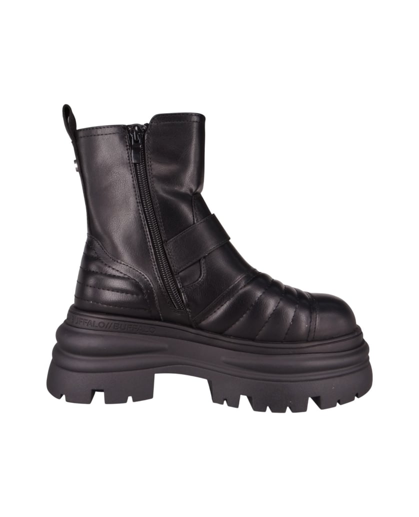 Buffalo-Stiefeletten-schwarz