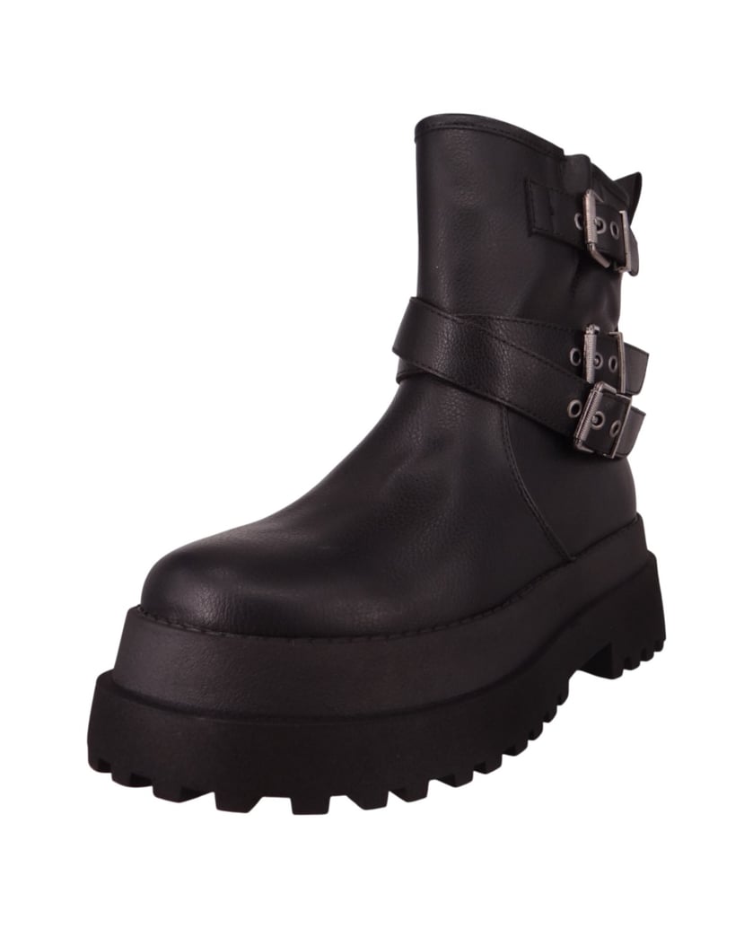 Buffalo-Stiefeletten-schwarz