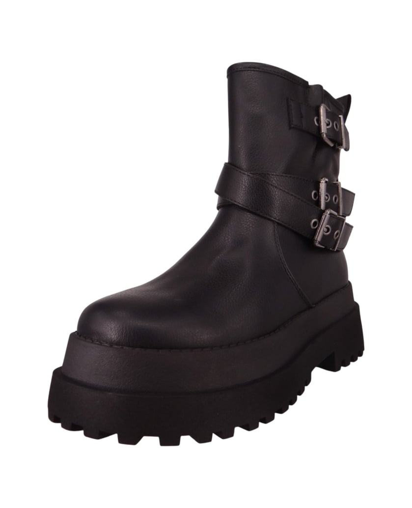 Buffalo-Stiefeletten-schwarz
